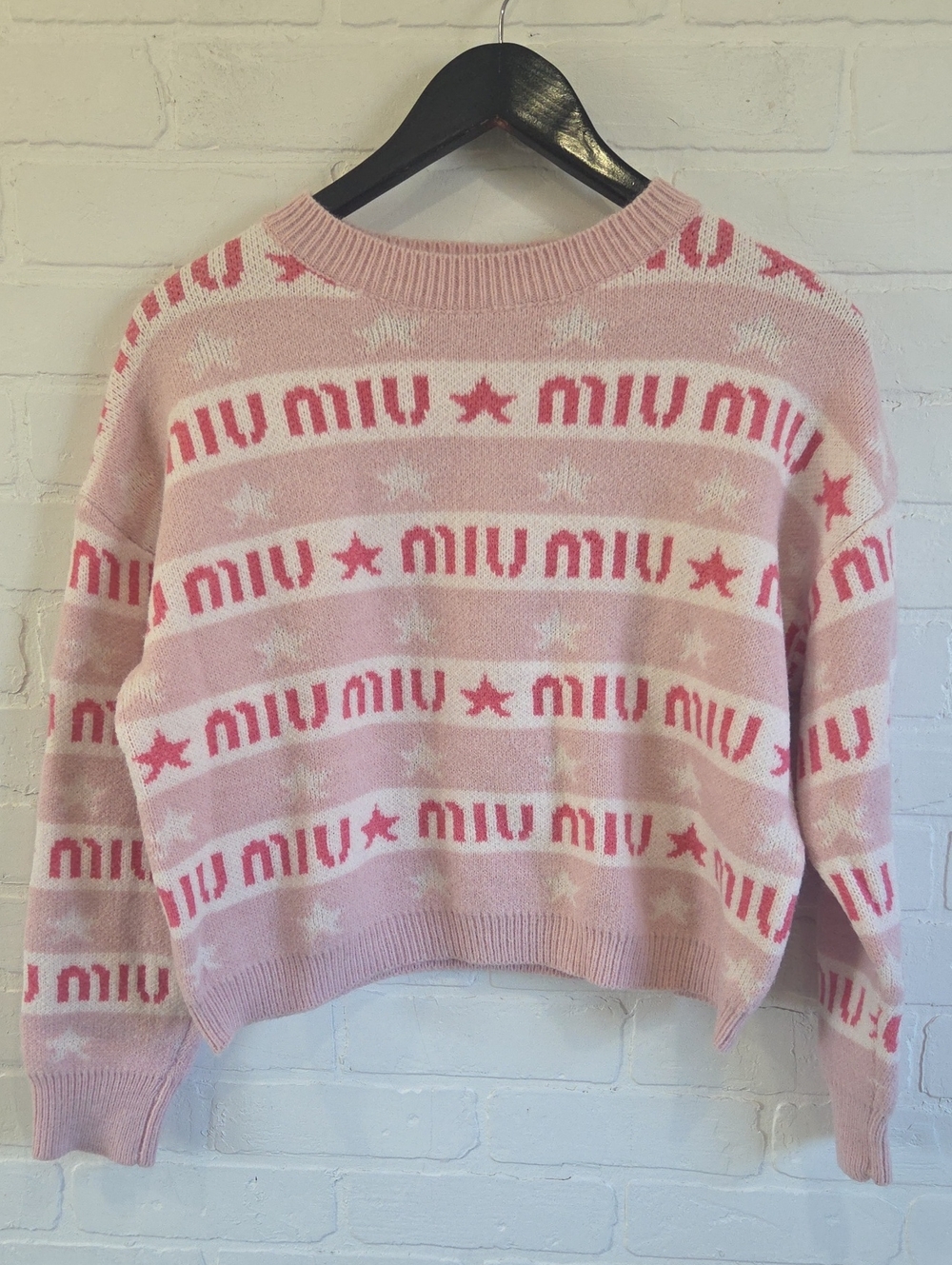 Designer Inso  Logo Star Crewneck Sweater
